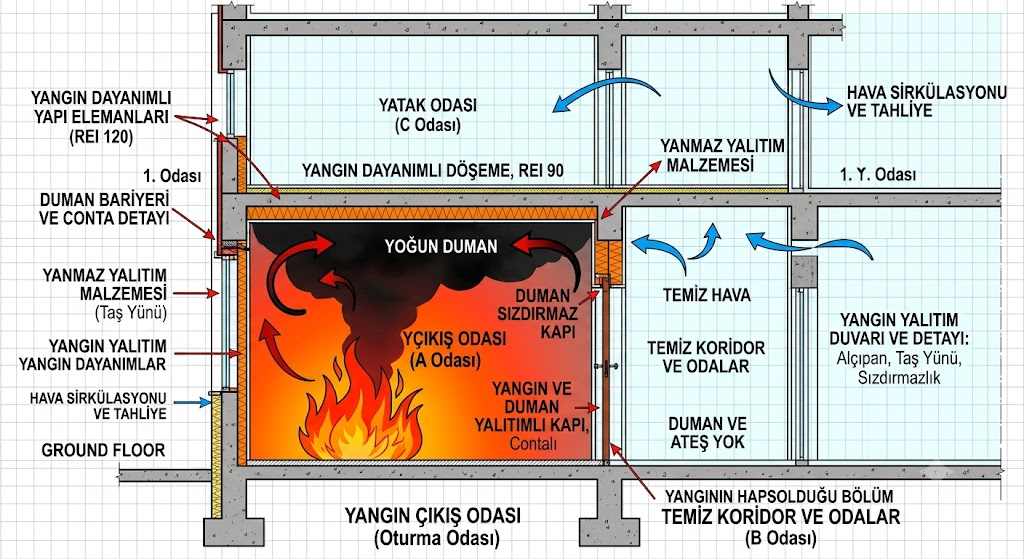 Pasif Yangın Sistemi Nedir, Neden "Pasif" Denir?